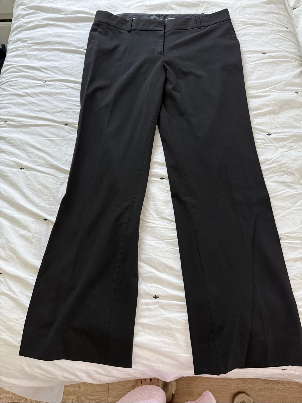 Ann Taylor Black Boot Cut Dress Pants